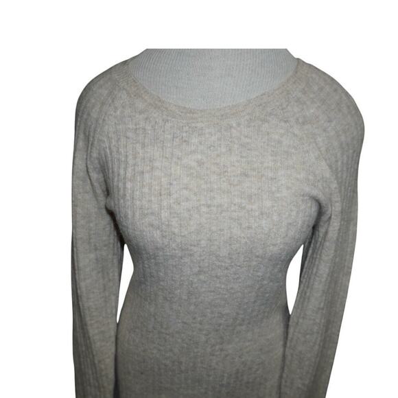 Abercrombie & Fitch Ribbed Knit Sweater Dress –  Bodycon Pullover – Size L - Picture 2 of 9